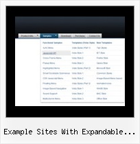 Example Sites With Expandable Side Menus How To Create A Drop Down Menu