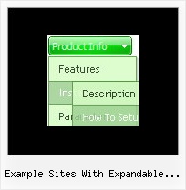 Example Sites With Expandable Side Menus Dhtml Flyout Menu