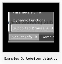 Examples Og Websites Using Horizontal Submenus Xml Dropdown Menu