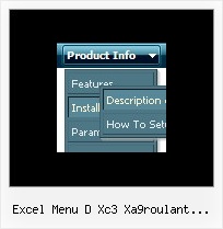 Excel Menu D Xc3 Xa9roulant Anglais Html Multiple Pull Down Menus