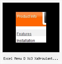 Excel Menu D Xc3 Xa9roulant Anglais Dropdown Menue Dhtml