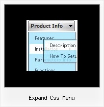 Expand Css Menu Pull Down Menu Html Codes