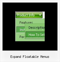 Expand Floatable Menus Tutorials On Javascript Slide Menus