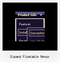 Expand Floatable Menus Dhtml Rolldown Menu