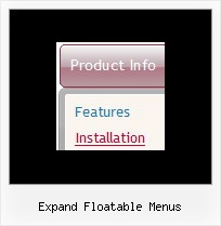 Expand Floatable Menus Css Javascript Examples