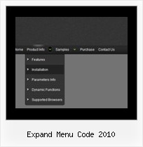 Expand Menu Code 2010 Dhtml Menu Individual Styles