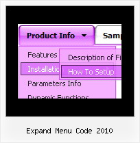 Expand Menu Code 2010 Expandable Menu Tree