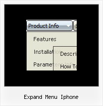 Expand Menu Iphone Drop Down