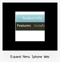 Expand Menu Iphone Web Simple Javascript Sliding Menubar Example