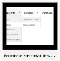 Expandable Horizontal Menu Indexhibit Disabled