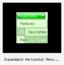 Expandable Horizontal Menu Indexhibit Hover Menu In Cascade Style