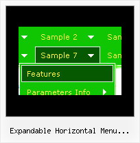 Expandable Horizontal Menu Indexhibit Cross Frame Dropdown