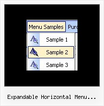 Expandable Horizontal Menu Indexhibit Drop Down Menu Dhtml Software