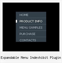 Expandable Menu Indexhibit Plugin Webmenu Code Example