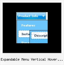 Expandable Menu Vertical Hover Tutorial Javascript Floatable Menu