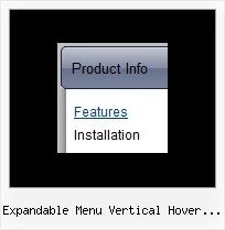 Expandable Menu Vertical Hover Tutorial Layer Menu