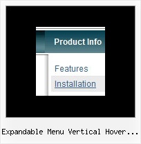 Expandable Menu Vertical Hover Tutorial Drop Down Navigation Menu