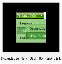 Expandable Menu With Working Link Website Dhtml