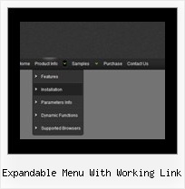 Expandable Menu With Working Link Absolute Menu Javascript