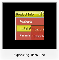 Expanding Menu Css Drop Down Dhtml Width