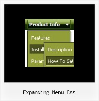 Expanding Menu Css Examples Of Static Menu