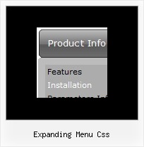 Expanding Menu Css Sliding Menu Java