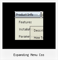 Expanding Menu Css Js Menu Drop Down Example