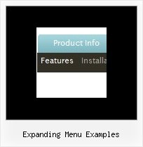 Expanding Menu Examples Multiple Mouseover