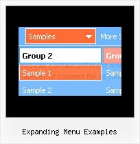 Expanding Menu Examples Vertical Navigation Javascript