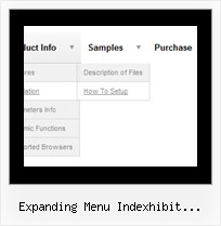 Expanding Menu Indexhibit Javascript Conflict Cascading Drop Down