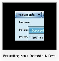 Expanding Menu Indexhibit Pera Javascript Floating Layer