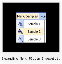 Expanding Menu Plugin Indexhibit Menu Side Navigation