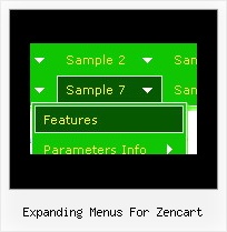 Expanding Menus For Zencart Javascript Menu Software