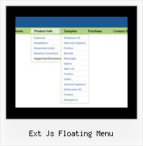 Ext Js Floating Menu Website Menu Generator