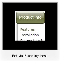 Ext Js Floating Menu Javascript Trees