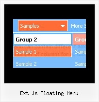 Ext Js Floating Menu Creating Vertical Drop Down Menu In Css