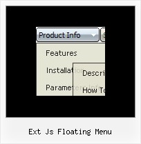 Ext Js Floating Menu Javascript Slide Menu Coding