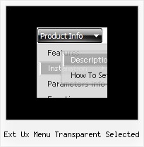 Ext Ux Menu Transparent Selected Expandable Menu Javascript
