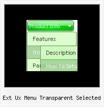 Ext Ux Menu Transparent Selected Horizontal Javascript Menu