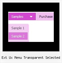 Ext Ux Menu Transparent Selected Popup Menu With Javascript Source Code