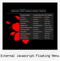 External Javascript Floating Menu Transparent Menus With Dhtml And Javascript