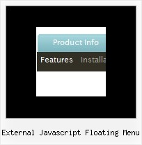 External Javascript Floating Menu Css Drop Down Navigation