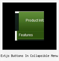 Extjs Buttons In Collapsible Menu Menu Popup En Javascript