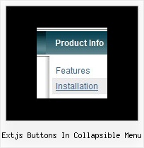 Extjs Buttons In Collapsible Menu Menus Website