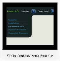 Extjs Context Menu Example Dropdown Menu Layers