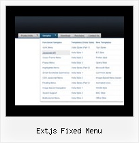Extjs Fixed Menu How To Javascript Navigation Bar