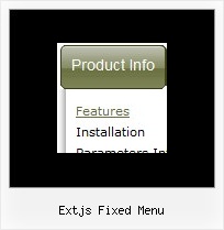 Extjs Fixed Menu Javascript Horizontal Menu Download