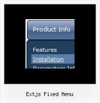 Extjs Fixed Menu How Do I Flyout Menu In Frames Html