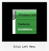 Extjs Left Menu Webmenu Design