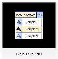 Extjs Left Menu Drop Down Menu Design Code